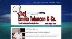 Desktop Screenshot of chefemiliotalancon.com